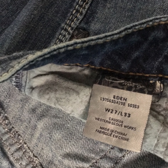 Womens Silver Jeans Eden Stretchy Flare Size 27W x 33L - Picture 8 of 9